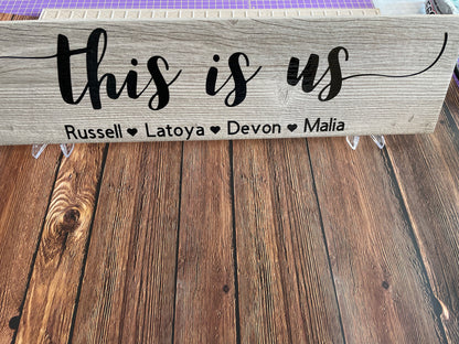 Personalized Ceramic Wood Signs