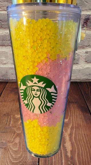 Rhinestone filled 24 ounce Starbucks cup