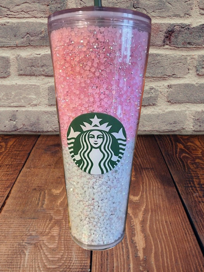 Rhinestone filled 24 ounce Starbucks cup