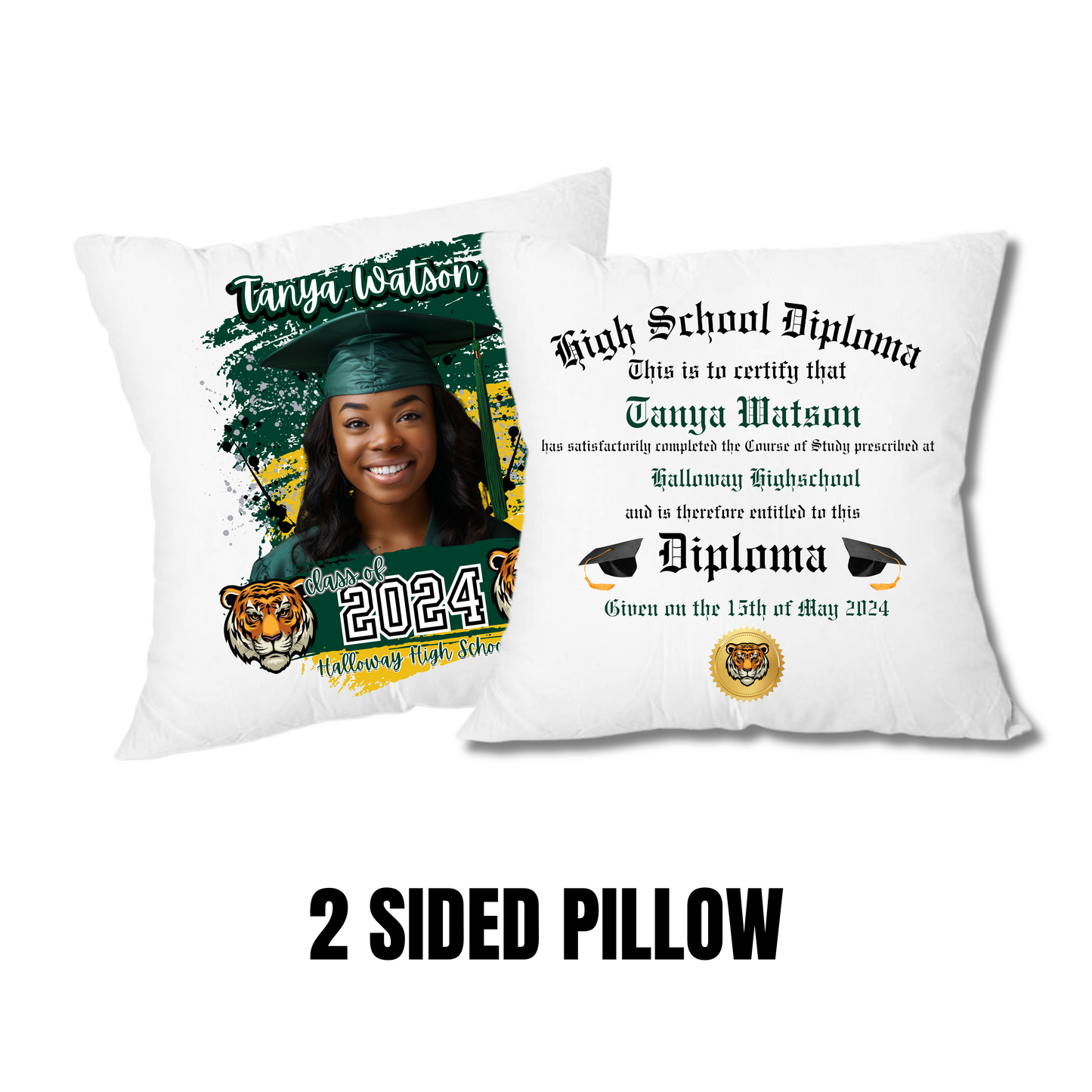 2024 Graduation Pillow